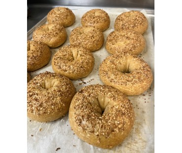 Low Carb NY Style Onion Garlic Bagels 3 pack - Fresh Baked